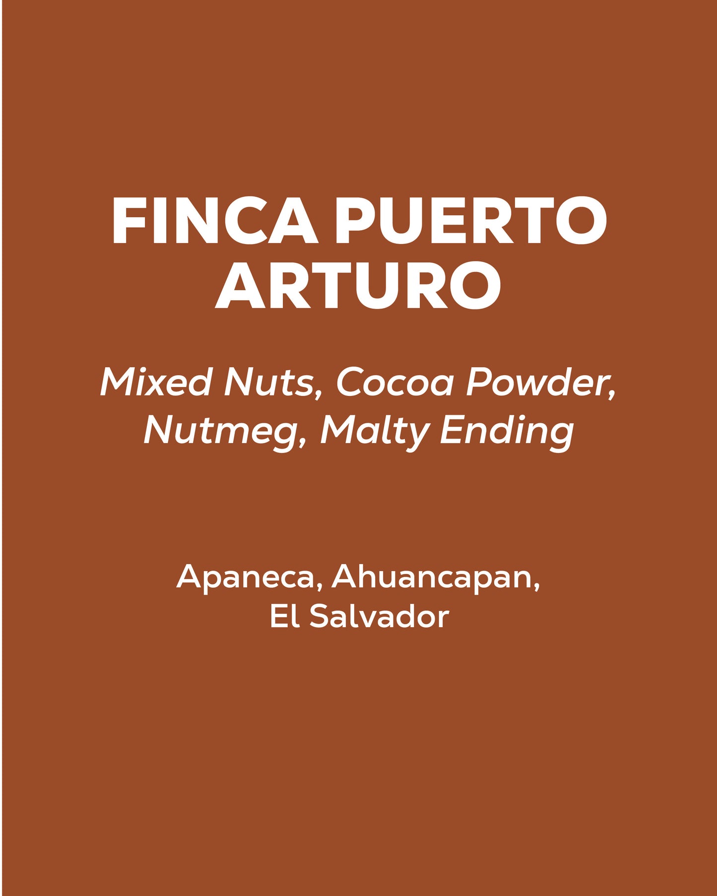El Salvador - Finca Puerto Arturo