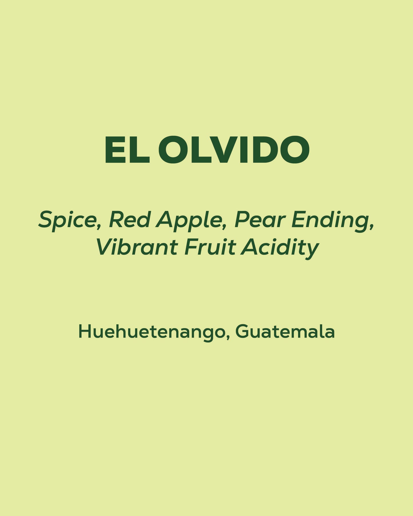 Guatemala - El Olvido