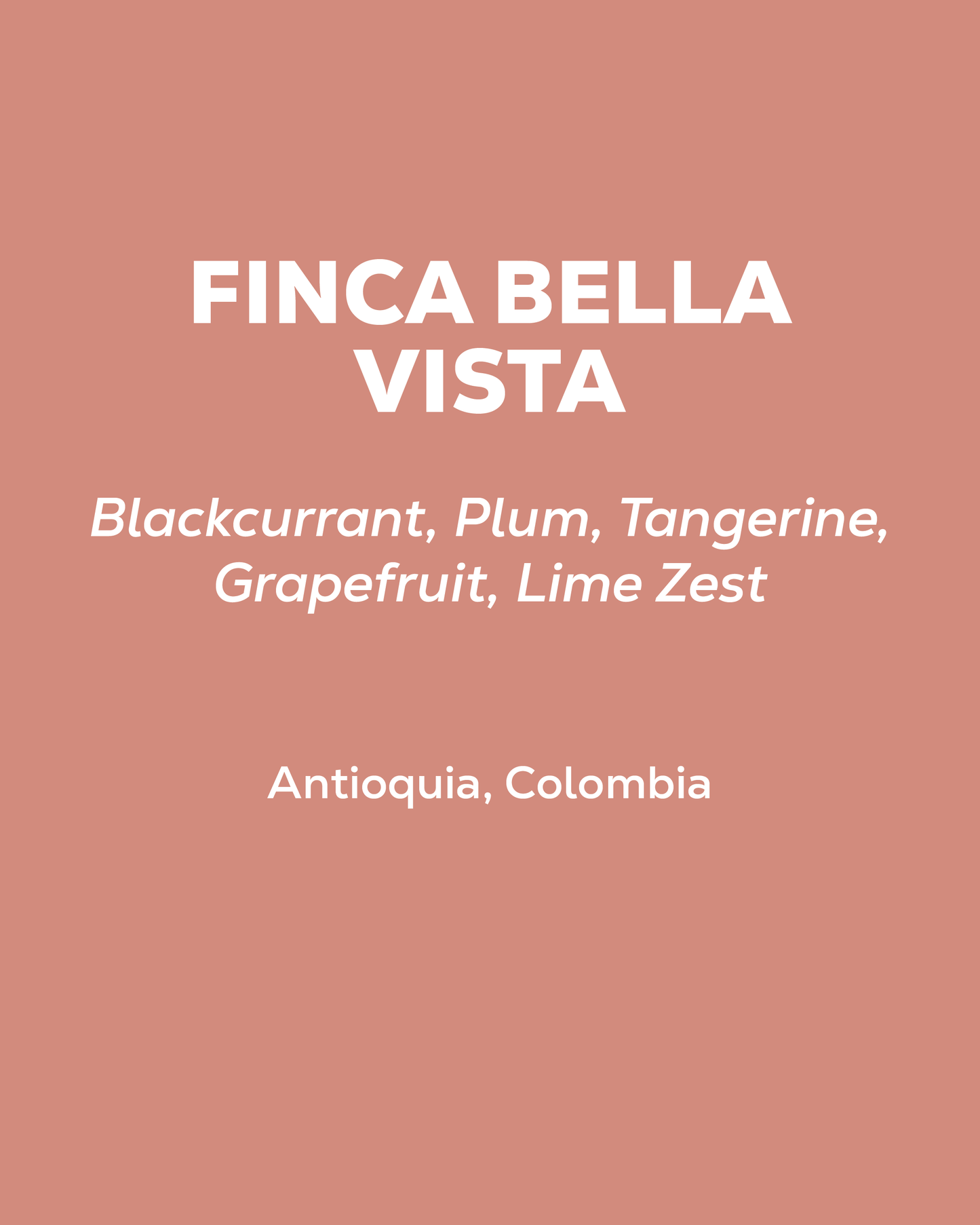 Colombia - Finca Bella Vista