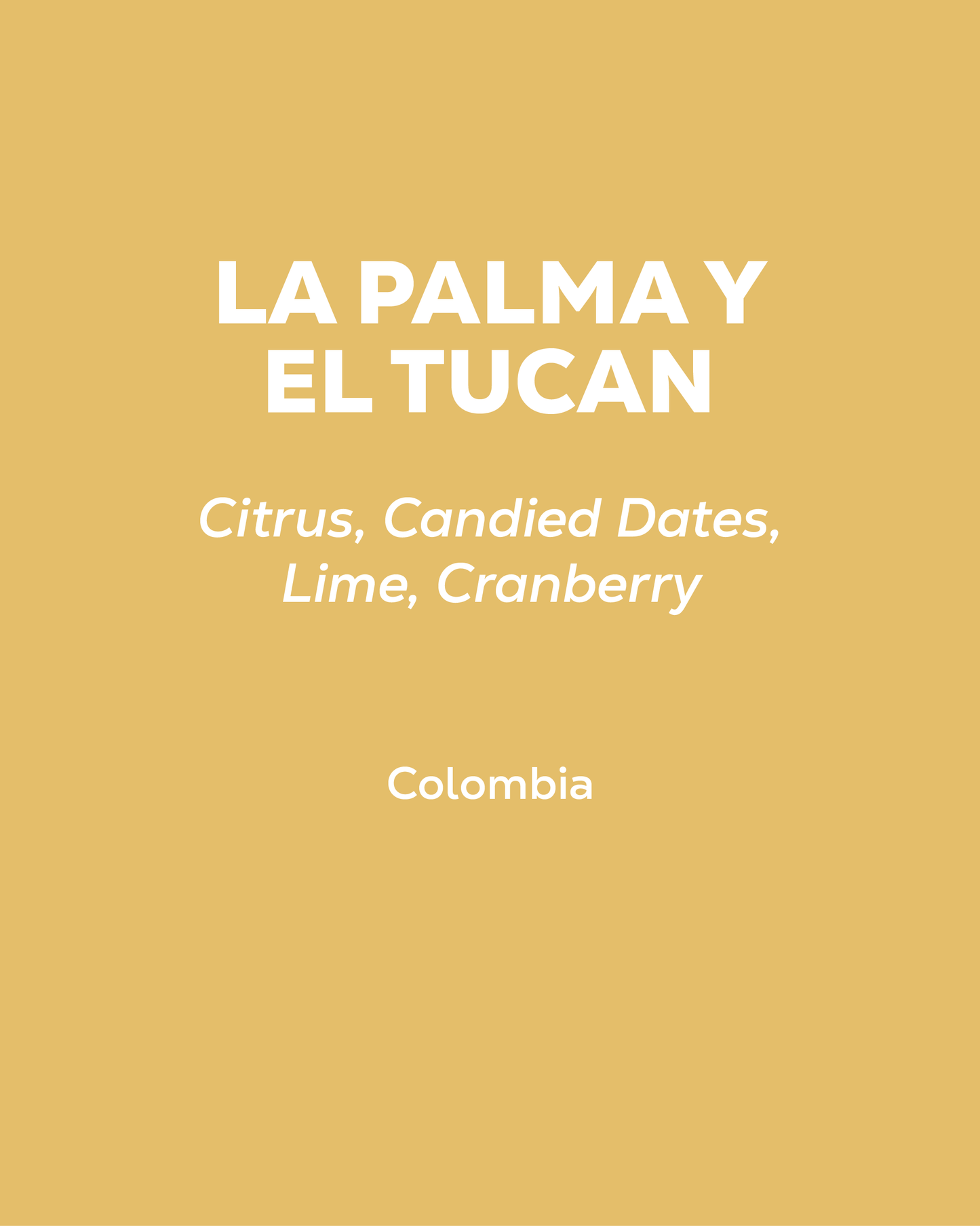 Colombia - La Palma y El Tucan