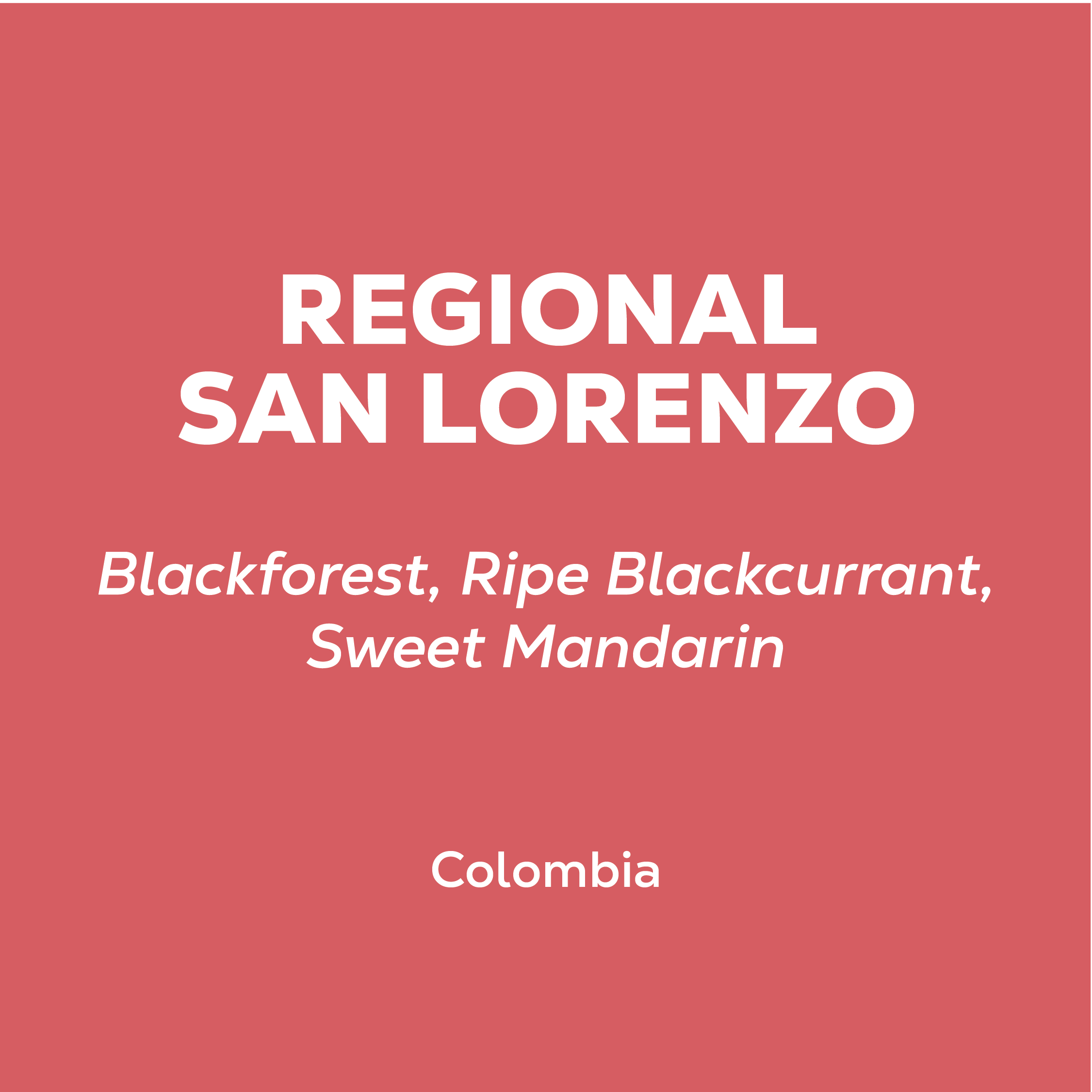 Colombia - Regional San Lorenzo