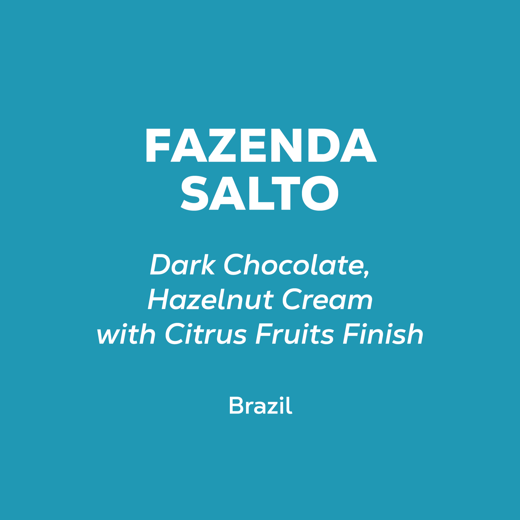 Brazil - Fazenda Salto