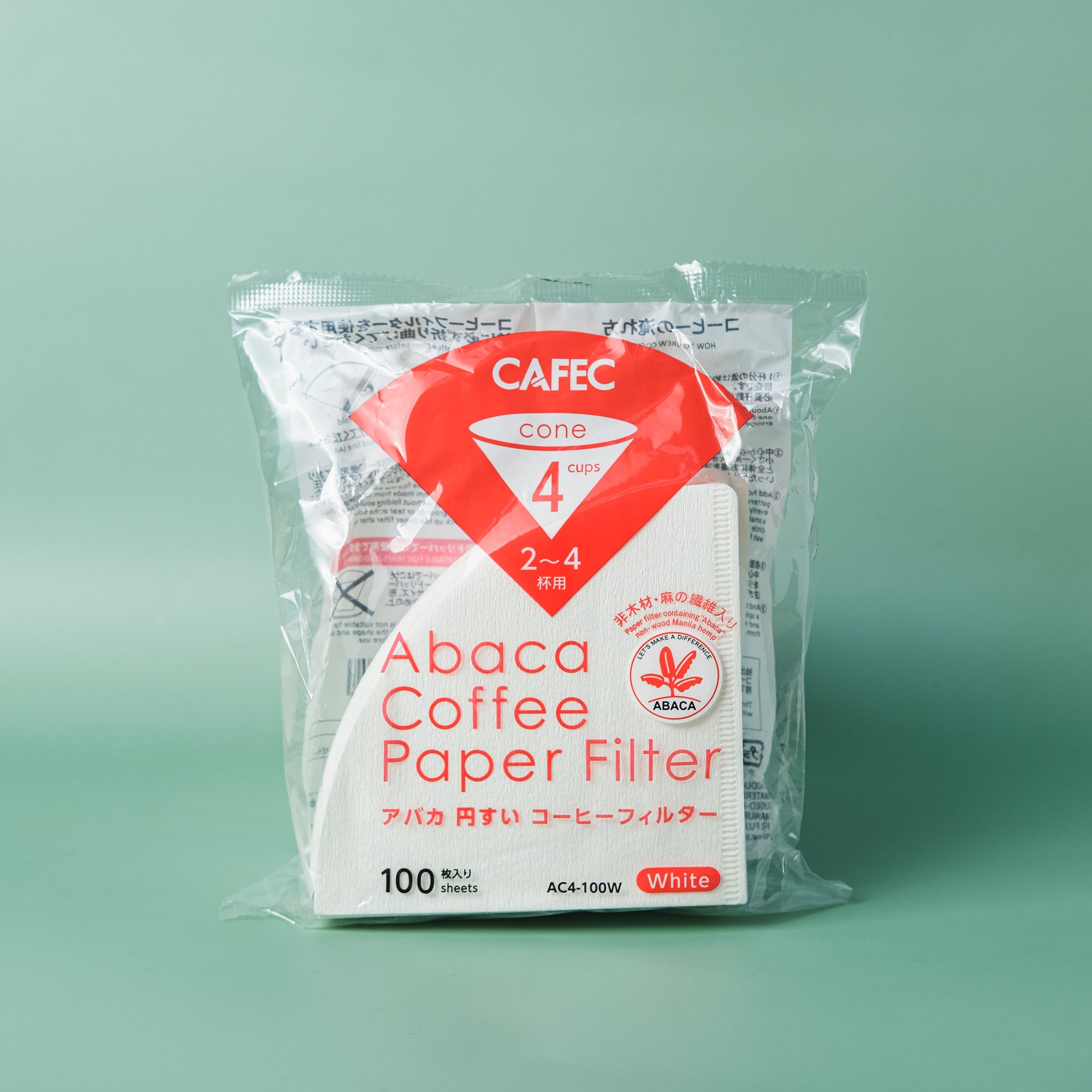 CAFEC Abaca Coffee Paper Filter