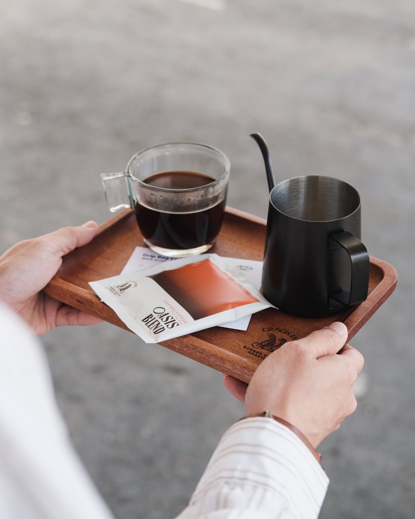 Japanese Ebony Coffee Tray