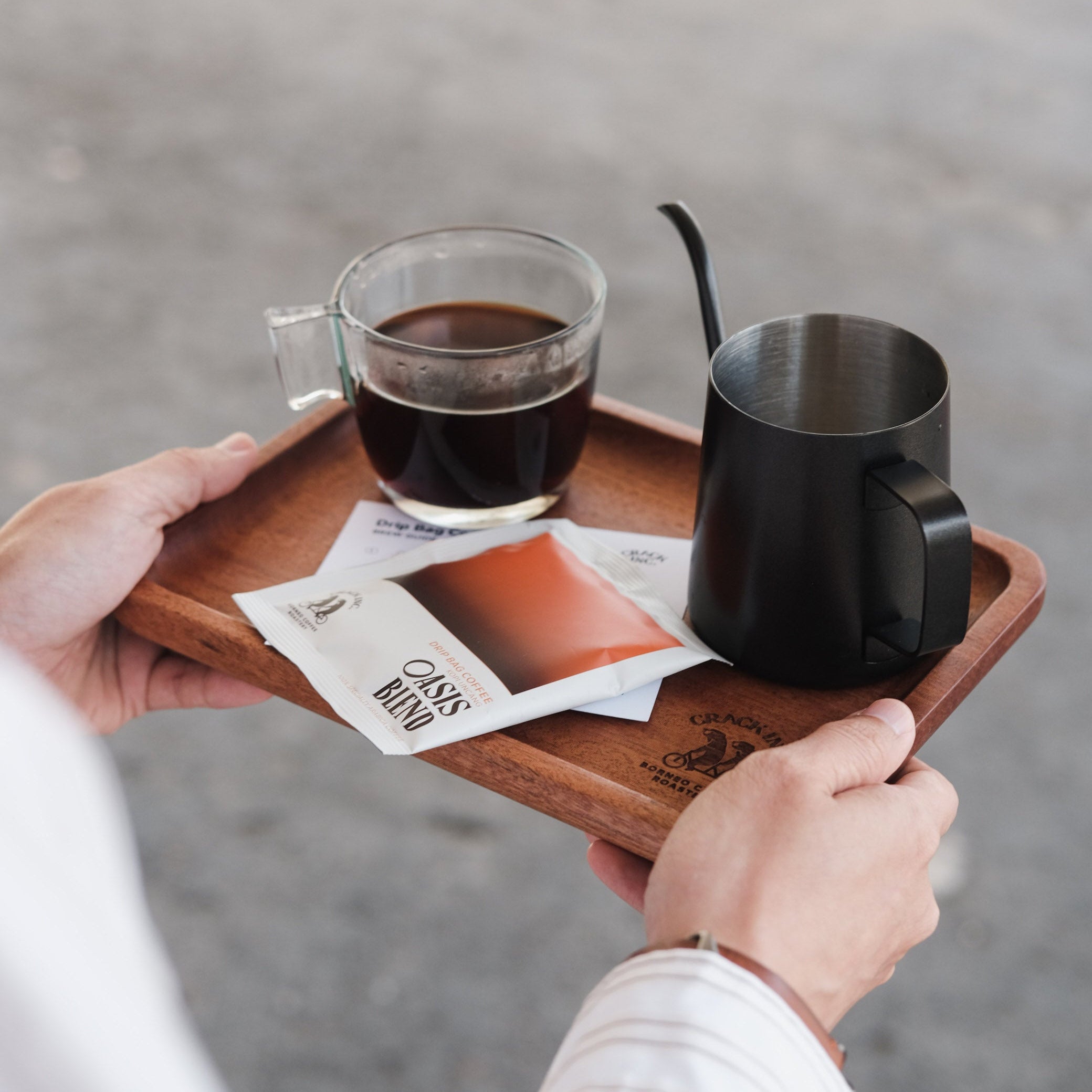 Japanese Ebony Coffee Tray