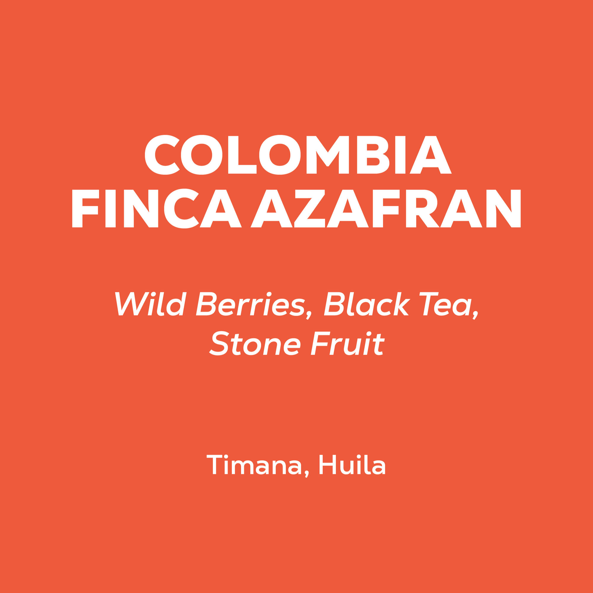 Colombia - Finca Azafran