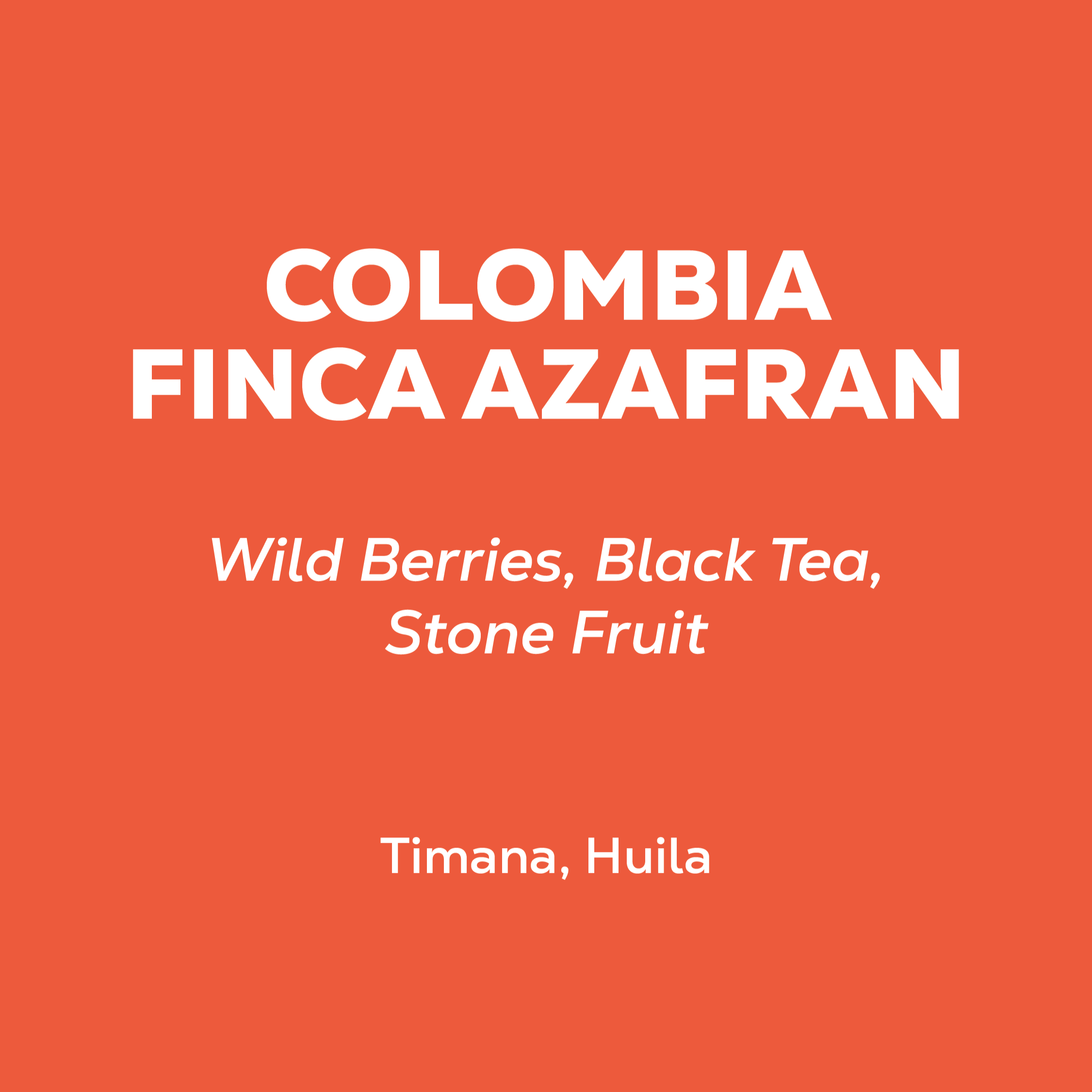 Colombia - Finca Azafran