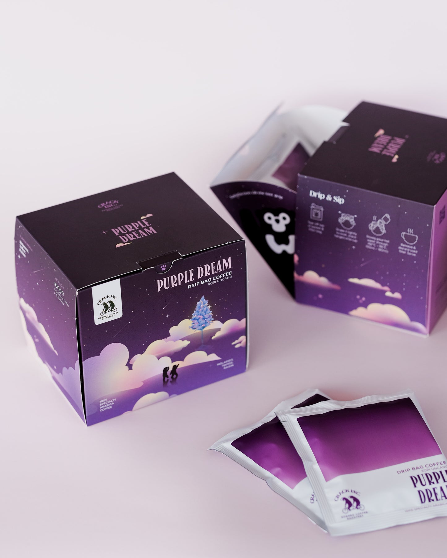 Purple Dream Drip Bag Coffee (8 sachets)
